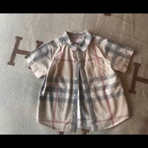 Burberry Boy’s Check Button-Down Shirt (18 Mos.)